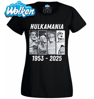 Dámské tričko Hulk Hogan 1953–2025 Hulkamania.jpg