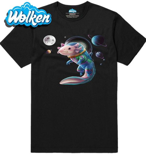 Obrázek produktu Pánské tričko Astronaut Axolotl ve Vesmíru