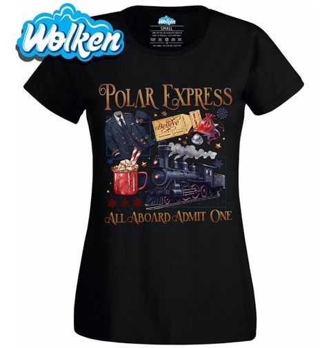 Obrázek produktu Dámské tričko Vánoční Polární expres