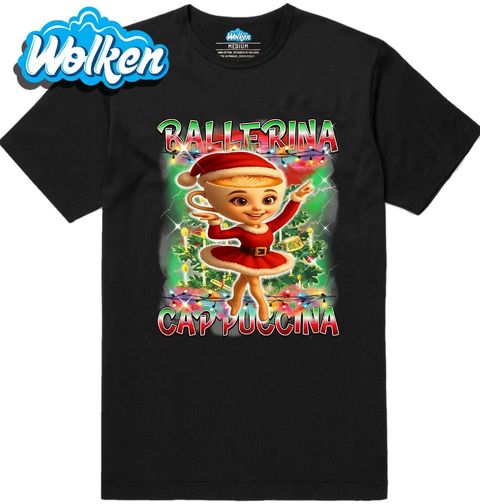 Obrázek produktu Pánské tričko Vánoční Ballerina Capuccina