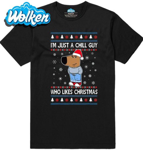 Obrázek produktu Pánské tričko Pohodové Vánoce Prostě Chill Guy