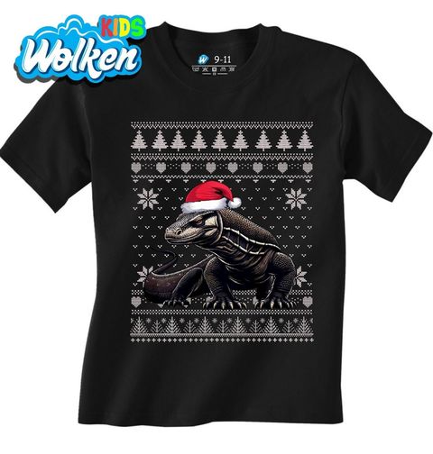 Obrázek produktu Dětské tričko Vánoční Varan komodský