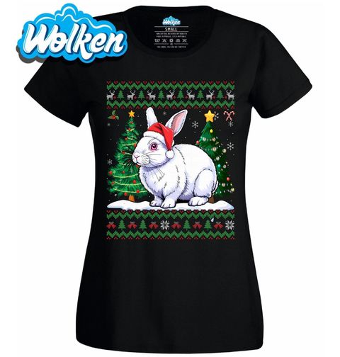 Obrázek produktu Dámské tričko Vánoční Králík