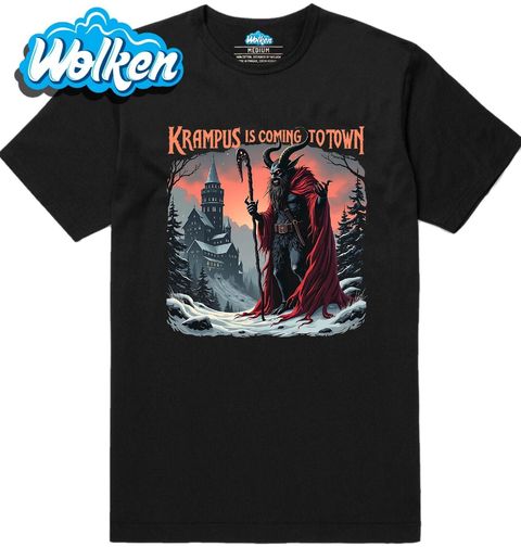 Obrázek produktu Pánské tričko Krampus přichází do města