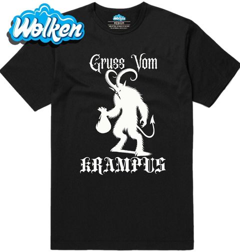 Obrázek produktu Pánské tričko Pozdrav od Krampuse pro Zlobivé Děti