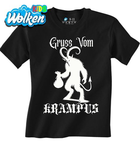 Obrázek produktu Dětské tričko Pozdrav od Krampuse pro Zlobivé Děti