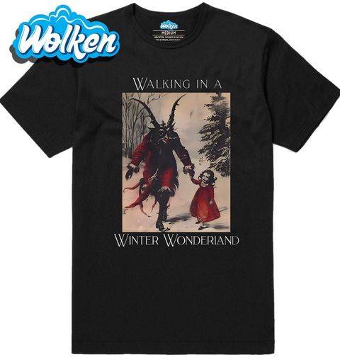 Obrázek produktu Pánské tričko Procházka s Krampusem v Zimní říši divů