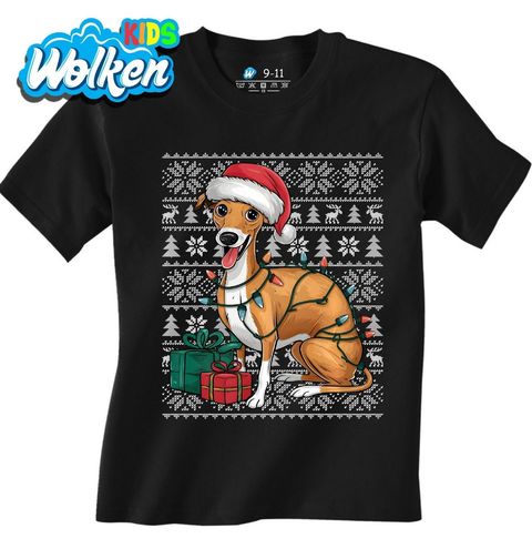 Obrázek produktu Dětské tričko Vánoční Pes Whippet
