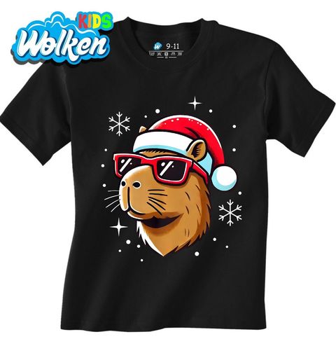 Obrázek produktu Dětské tričko Santa Kapybara