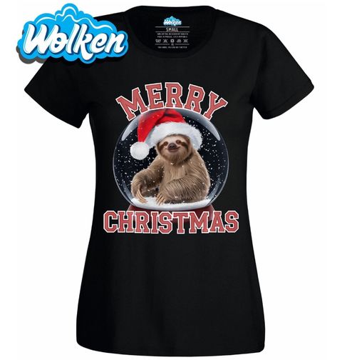 Obrázek produktu Dámské tričko Santa Lenochod ve Sněžítku