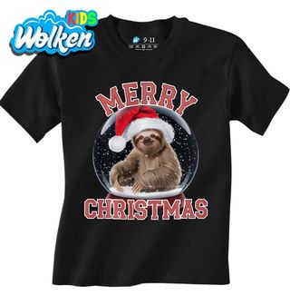 Dětské tričko Santa Lenochod ve Sněžítku.jpg