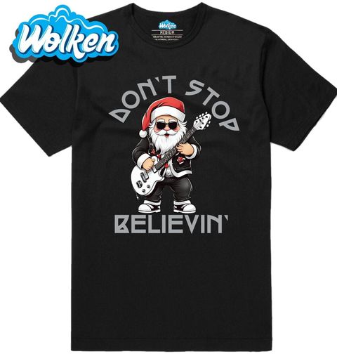 Obrázek produktu Pánské tričko Rockový Santa Nepřestávej věřit