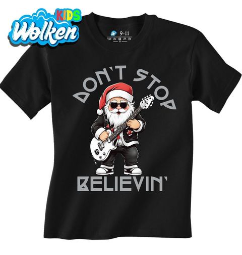 Obrázek produktu Dětské tričko Rockový Santa Nepřestávej věřit