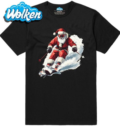 Obrázek produktu Pánské tričko Santa na Lyžích