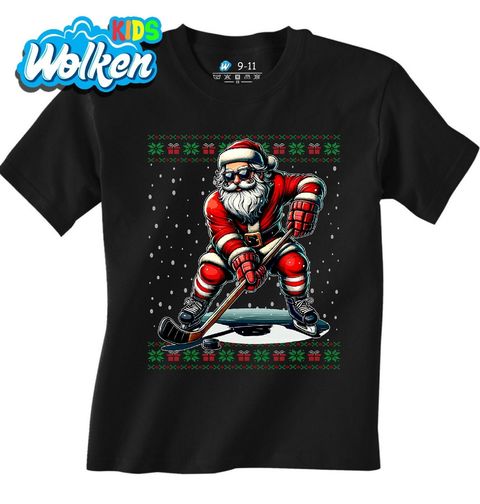 Obrázek produktu Dětské tričko Santa Hokejista