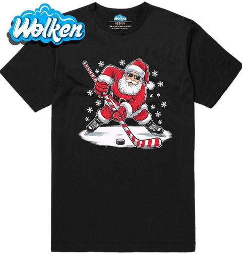Obrázek produktu Pánské tričko Hokejový Útočík Santa