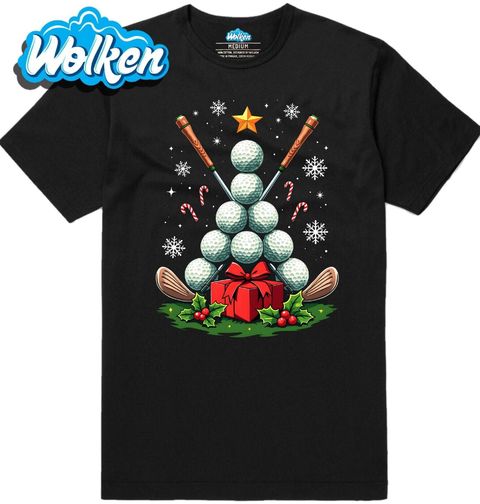 Obrázek produktu Pánské tričko Vánoční Stromek z Golfových Míčků