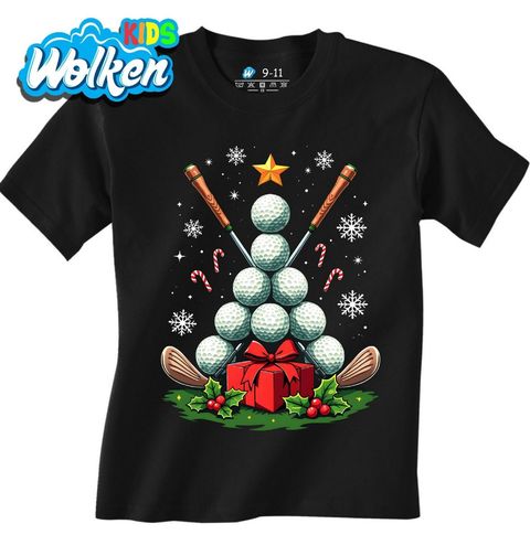 Obrázek produktu Dětské tričko Vánoční Stromek z Golfových Míčků