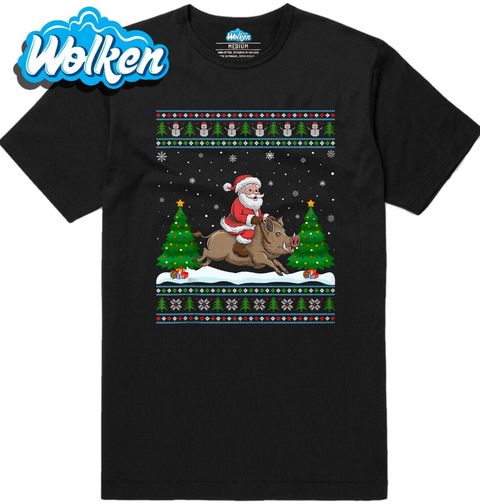 Obrázek produktu Pánské tričko Santa na Praseti