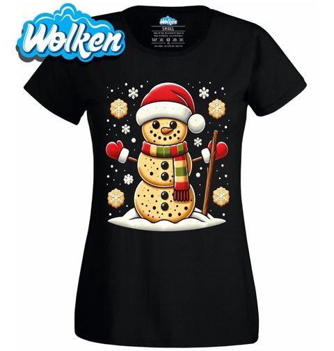 Obrázek produktu Dámské tričko Perníčkový Sněhulák Cookies Snowman