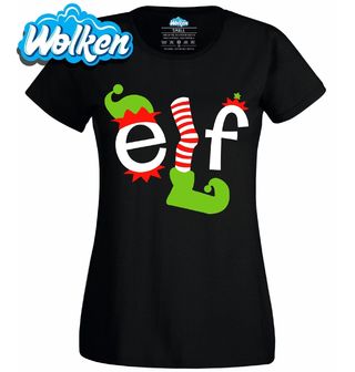 Dámské tričko Elfí Vánoce.jpg