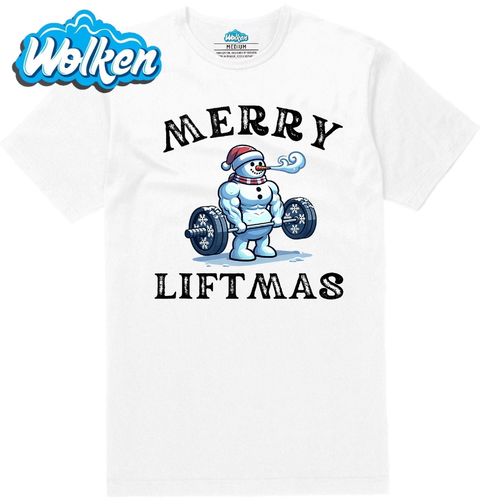 Obrázek produktu Pánské tričko Namakaný Sněhulák Merry Liftmas
