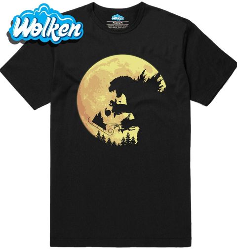 Obrázek produktu Pánské tričko Vánoční Godzilla Útočí
