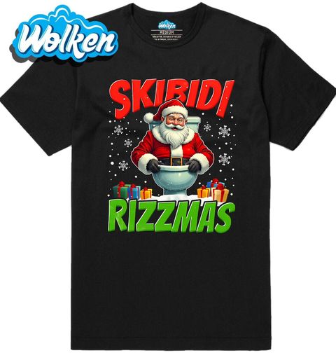 Obrázek produktu Pánské tričko Skibidi Vánoce Rizzmas
