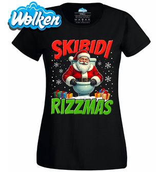 Dámské tričko Skibidi Vánoce Rizzmas.jpg