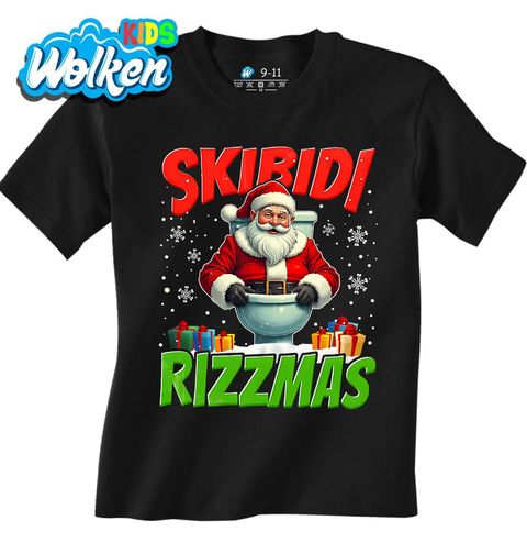 Obrázek produktu Dětské tričko Skibidi Vánoce Rizzmas