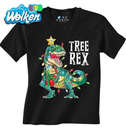 Obrázek produktu Dětské tričko Vánoční Dinosaurus T-Rex Tree Rex