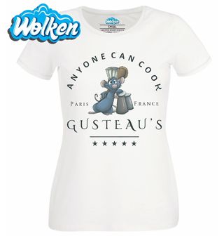 Dámské tričko  Gusteau’s Každý může vařit.jpg