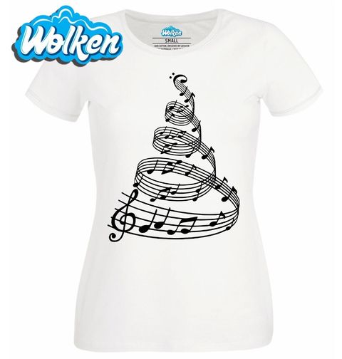 Obrázek produktu Dámské tričko Vánoční Melodie