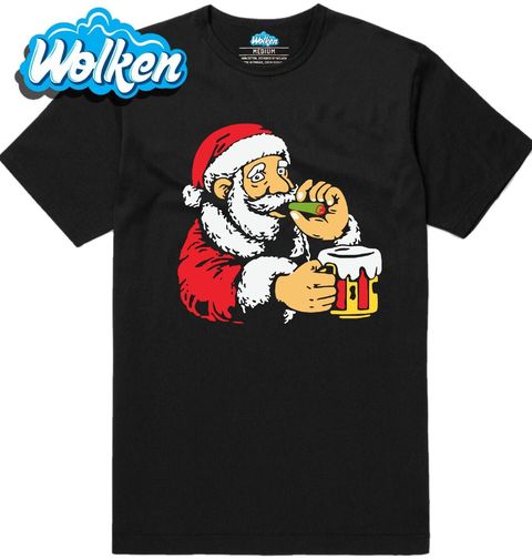 Obrázek produktu Pánské tričko Opilý Santa s Jointem
