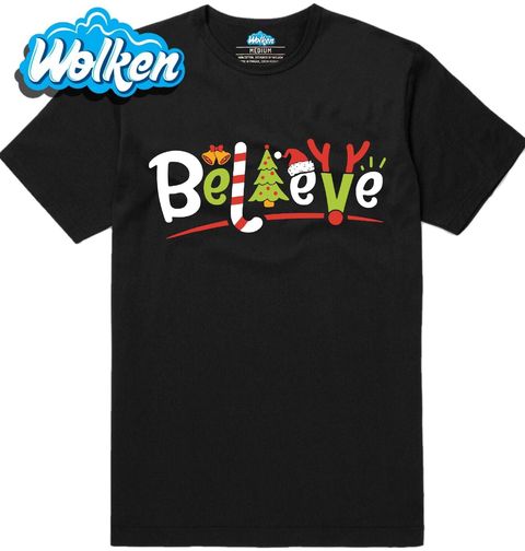 Obrázek produktu Pánské tričko Věř v Kouzlo Vánoc Believe