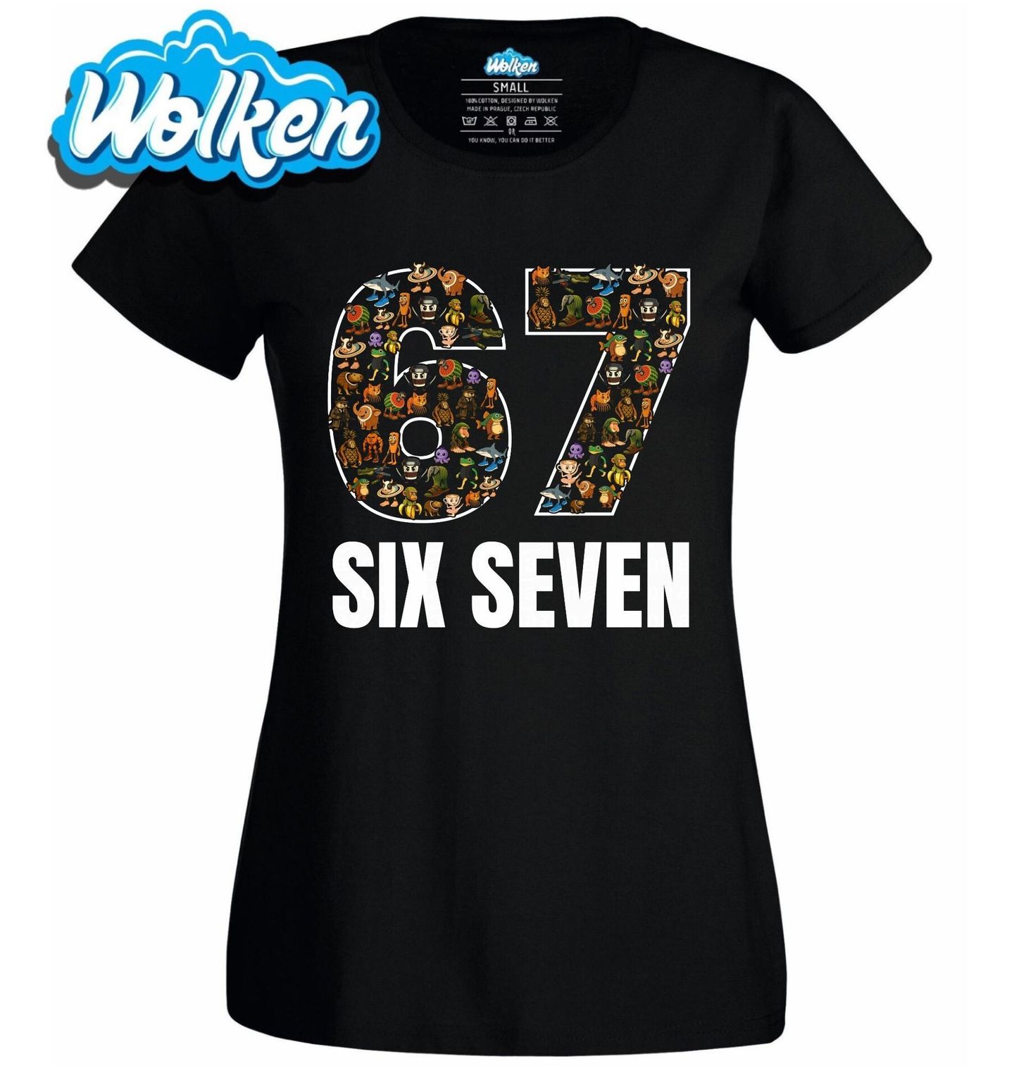 Dámské tričko Italský Brainrot Six Seven 67.jpg