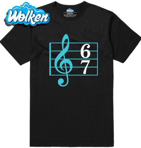 Obrázek produktu Pánské tričko Houslový klíč 6–7 Six Seven