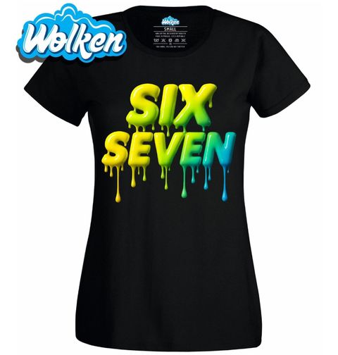 Obrázek produktu Dámské tričko Rozteklý Meme 67 Six Seven