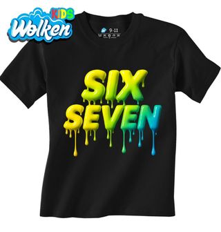 Dětské tričko Rozteklý Meme 67 Six Seven.jpg