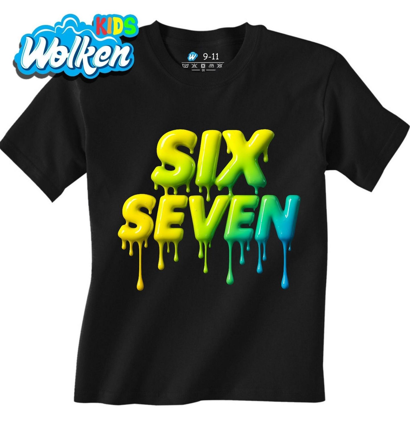Dětské tričko Rozteklý Meme 67 Six Seven.jpg