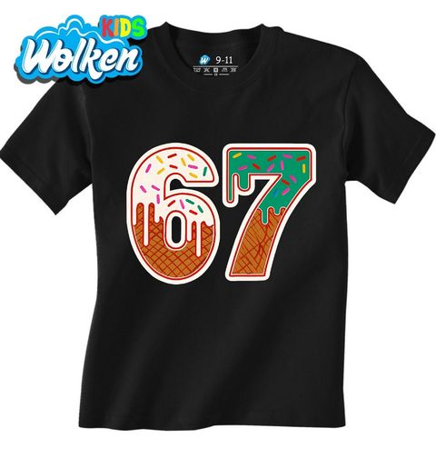 Obrázek produktu Dětské tričko Meme Zmrzlina 67 Six Seven