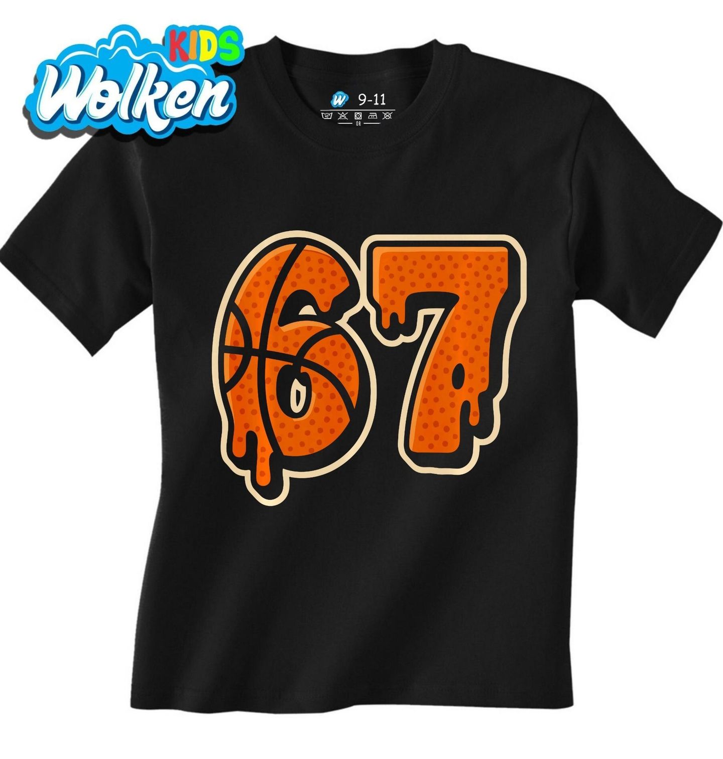 Dětské tričko Basketbalový Meme 67 Six Seven.jpg