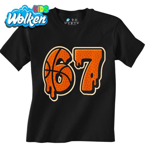 Obrázek produktu Dětské tričko Basketbalový Meme 67 Six Seven