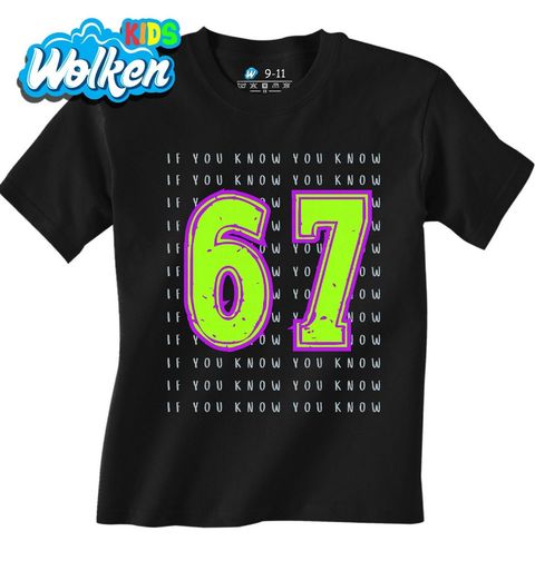 Obrázek produktu Dětské tričko 67 If You Know, You Know Six Seven