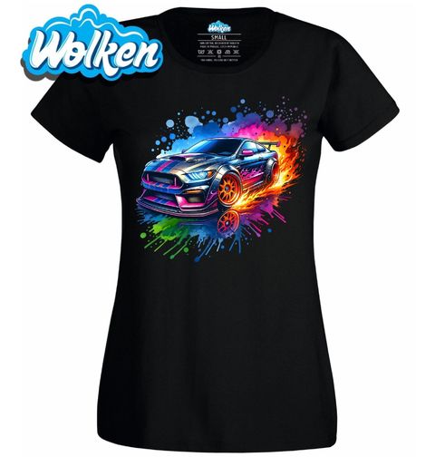 Obrázek produktu Dámské tričko Driftující Muscle Car