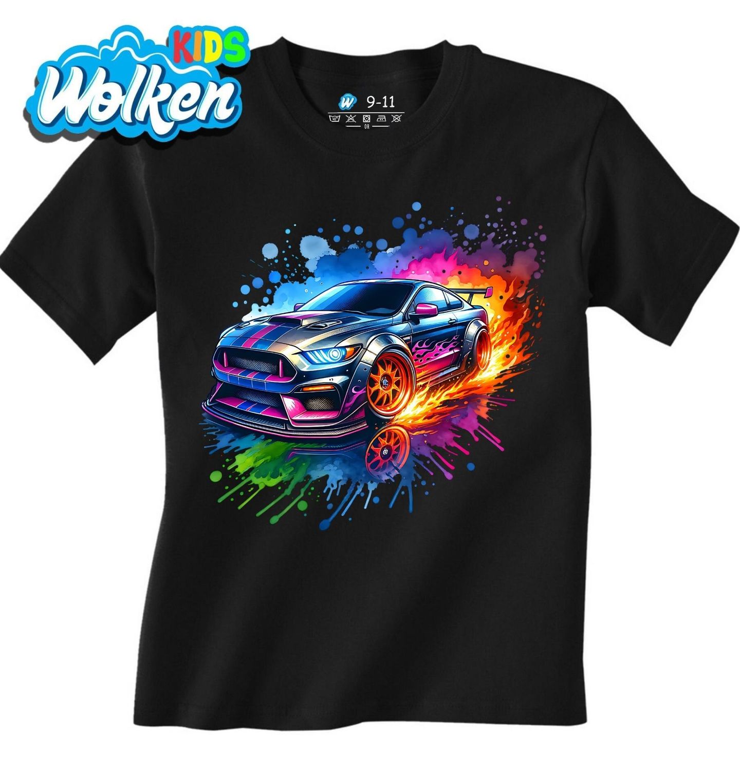 Dětské tričko Driftující Muscle Car.jpg