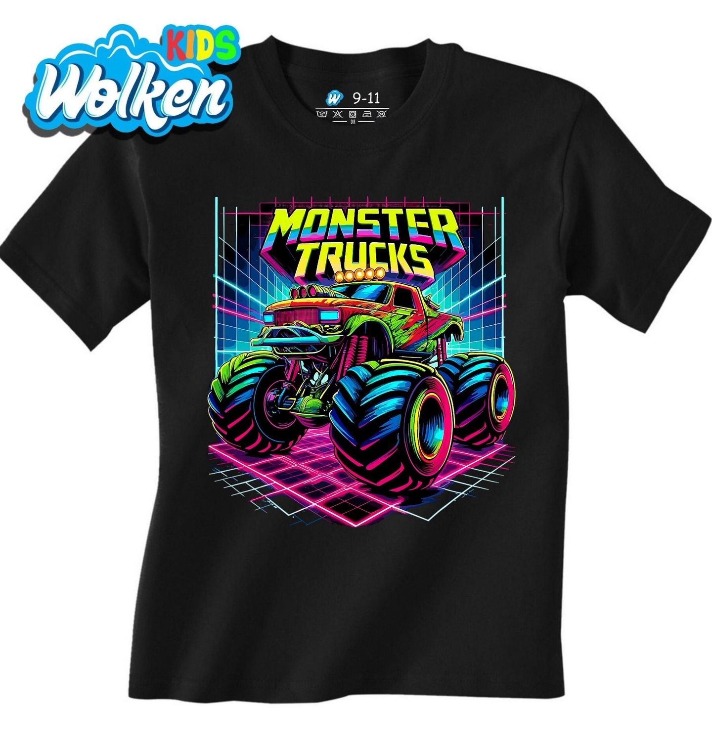 Dětské tričko Neon Monster Truck.jpg