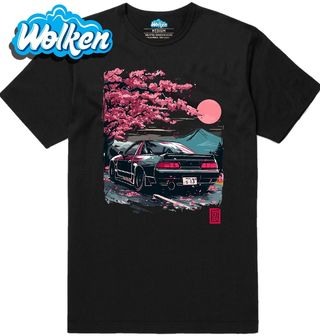 Pánské tričko Japonské Auto pod Horou Fuji.jpg
