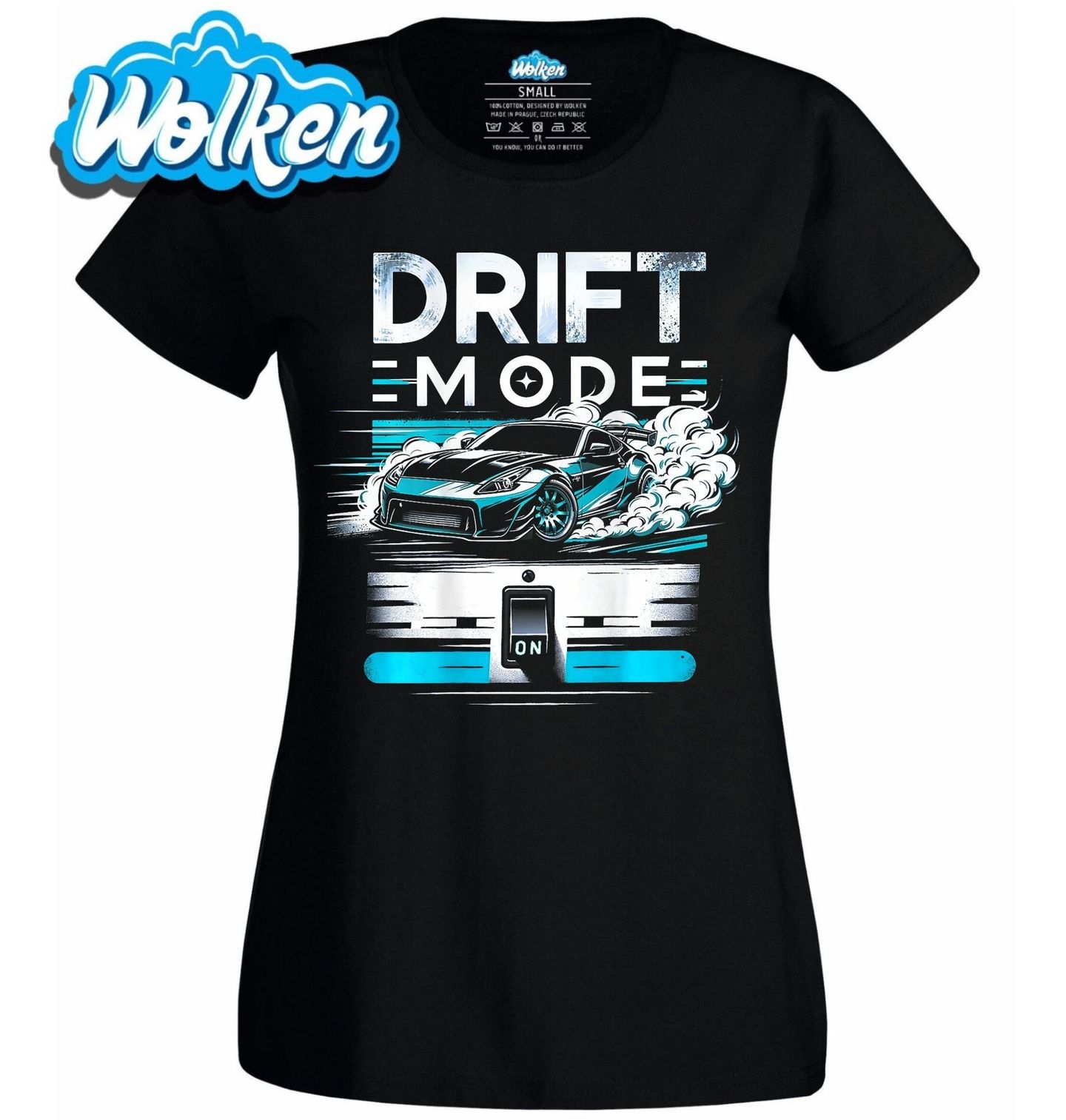 Dámské tričko Driftující Režim Aktivován Drift Mode On.jpg