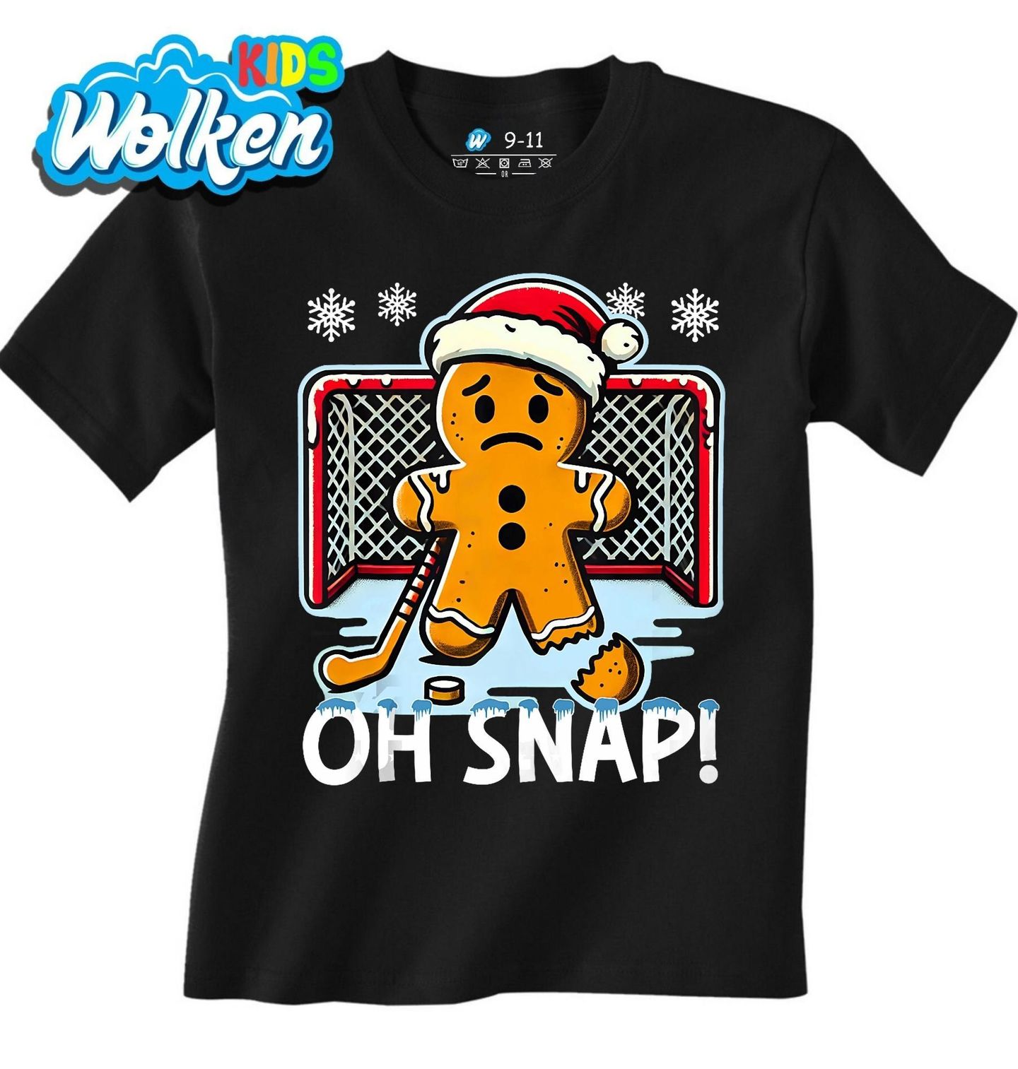 Dětské tričko Zraněný Perníček Hokejista Oh Snap!.jpg